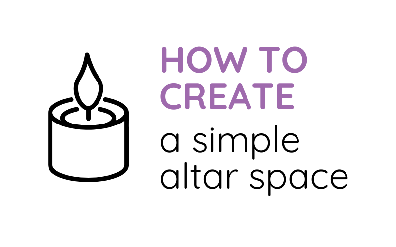 How to Create a Simple Altar Space 🌙✨