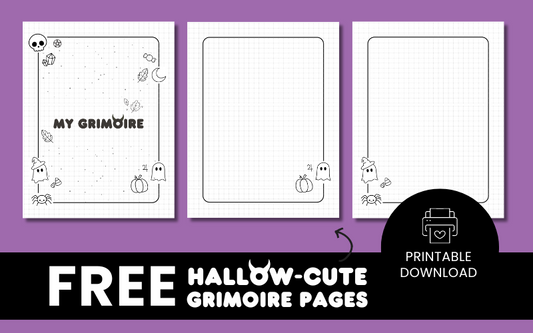 ✨ Hey Witches! Check Out Our Hallo-Cute Grimoire Pages! ✨