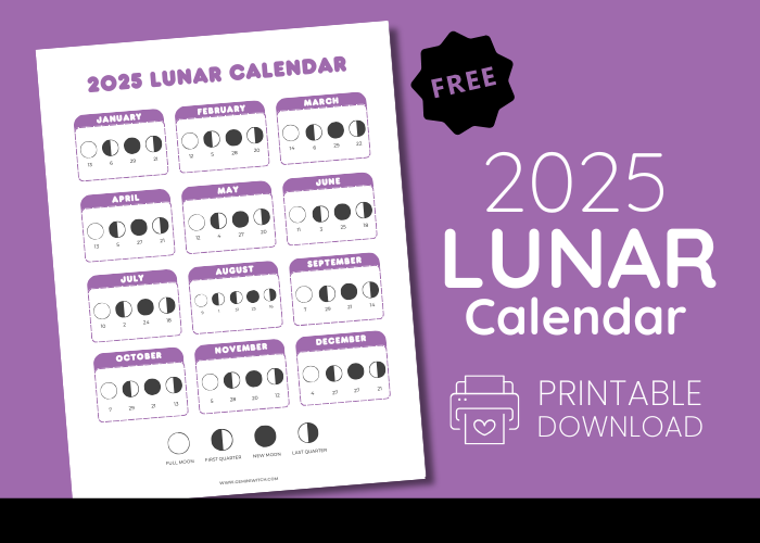 Free Download 2025 Lunar Calendar 🌙✨