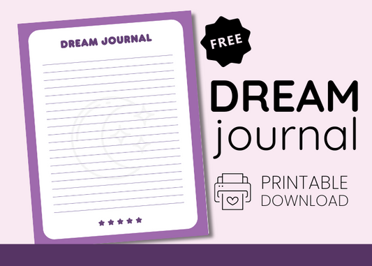 Free Download Dream Journal Page Download 🌙🪄